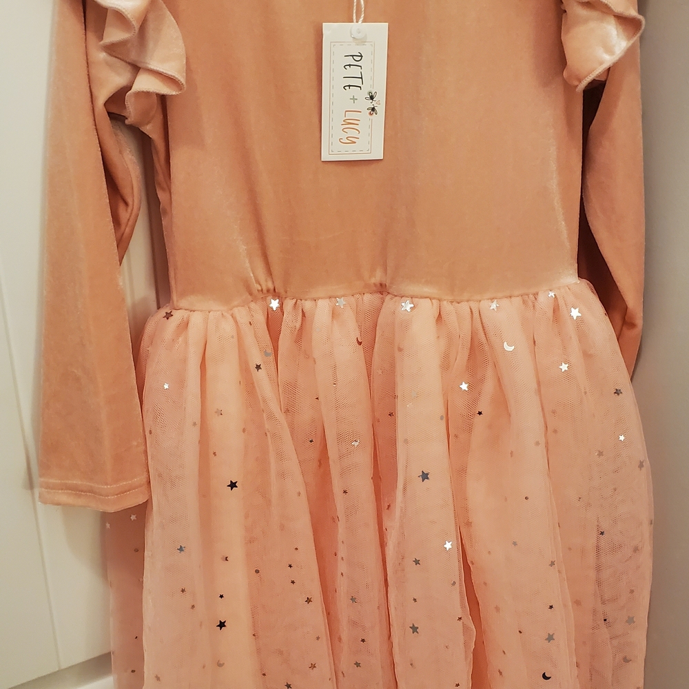 Pink Starry Kids Dress